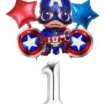 kit Capitán América con numero
